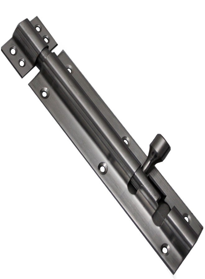 RiseOm Steel Tower Bolt,Door Bolt,Sliding Latch Lock (Pack of 4, SS Silver-8 inch) - Image 2